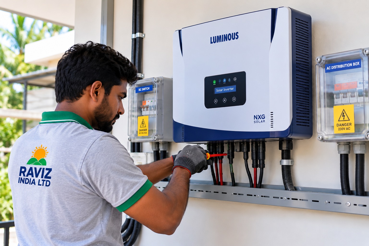 Solar panel energy systems by RAVIZ INDIA